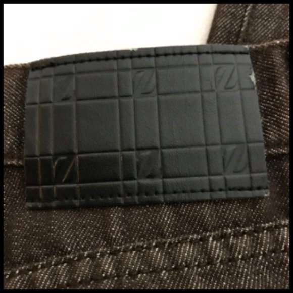 Zegna Made In Italy Brown Classic Fit Regular Rise Mens Jeans Size 33 - Picture 6 of 16